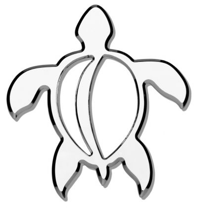 400x420 Hawaiian Turtle Drawing Outline