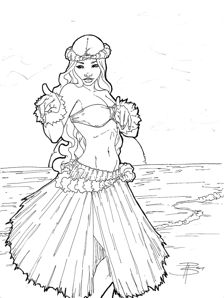 751x1000 Da Hawaiian Kine Of Sexy Lady By Fooray