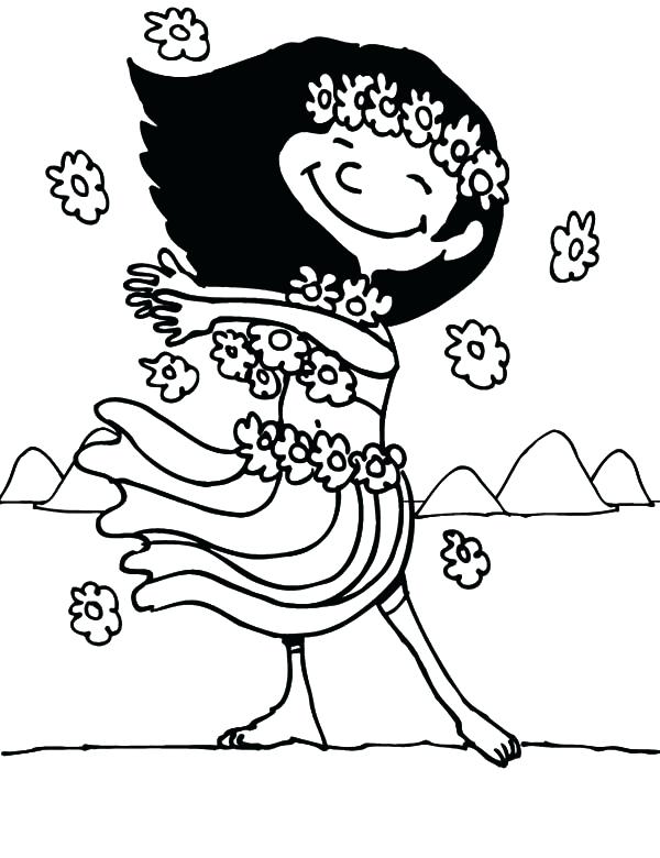 600x780 Excellent Hawaii Coloring Pages Free Download This Is Sun Cute