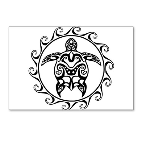 460x460 Hawaiian Sea Turtle Tattoo Postcards Hawaiian Sea Turtle Tattoo
