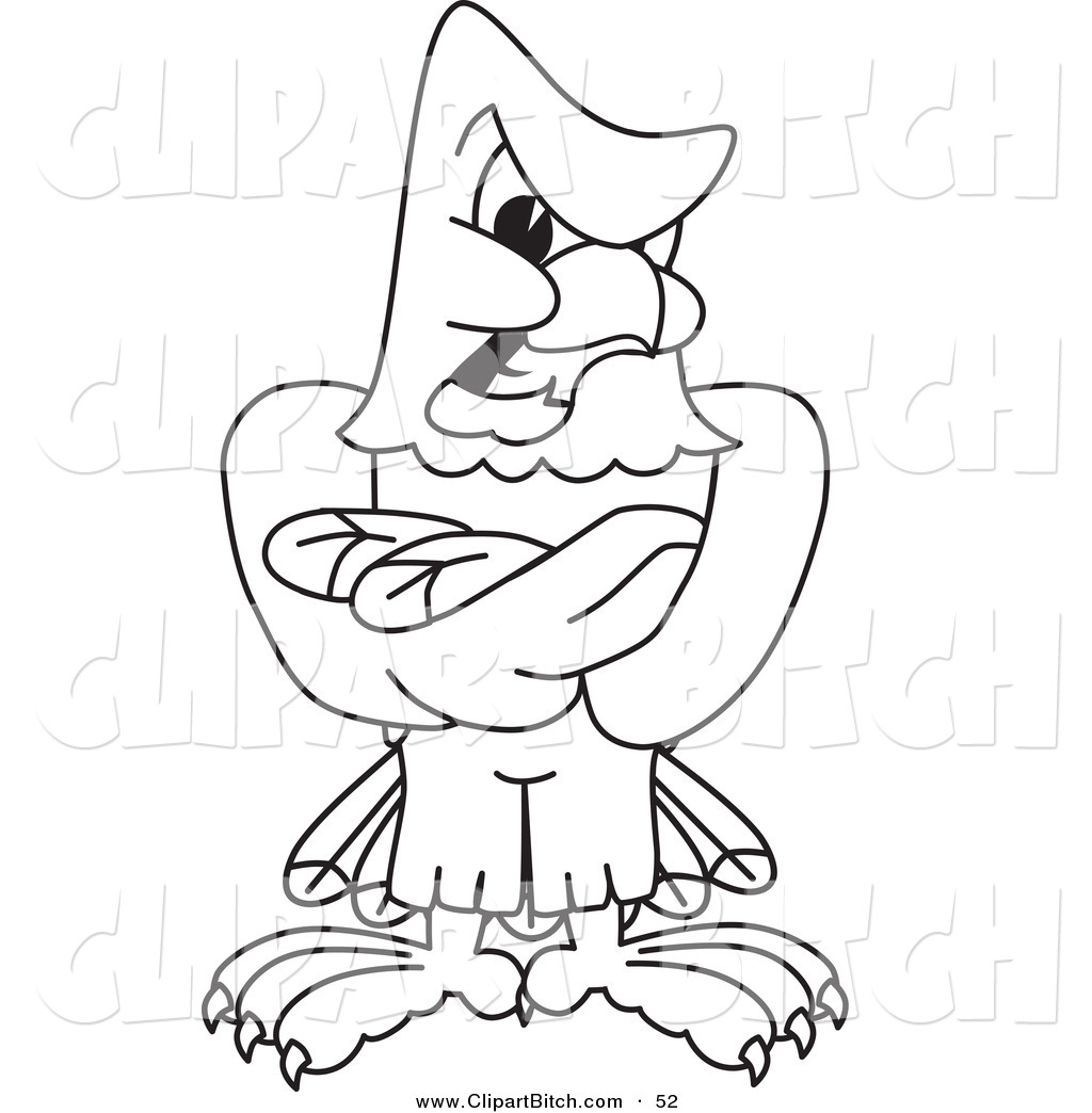 1024x1044 Clip Vector Cartoon Art Of A Coloring Page Outline Of A Bald Eagle