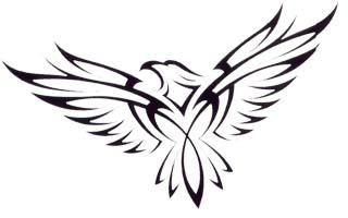 320x200 Hawk Tattoo