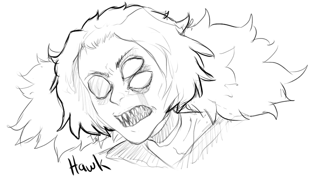 1024x589 Hawks Eye Doodle By Accursedasche