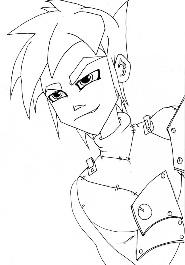 600x857 Storm Hawks Aerrow Lines By Voodoo Mistress