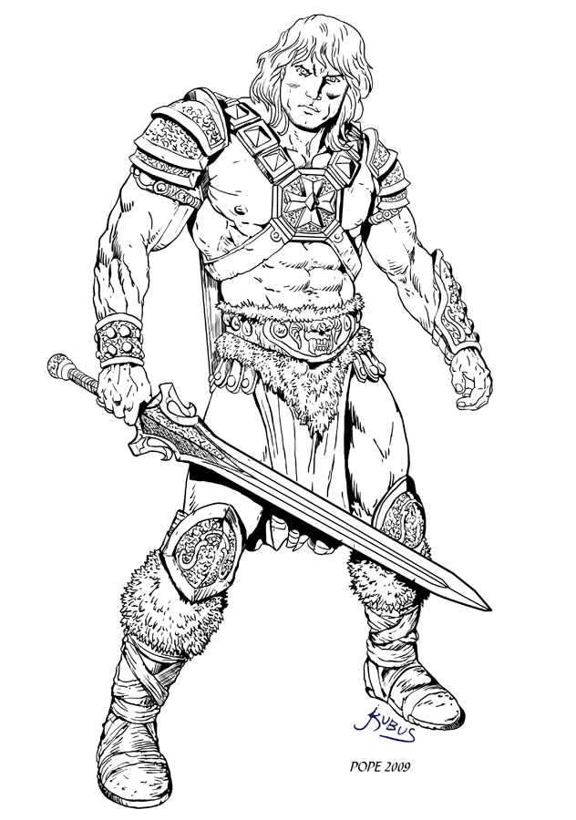 632x900 He Man Lines By Hulkdaddyg