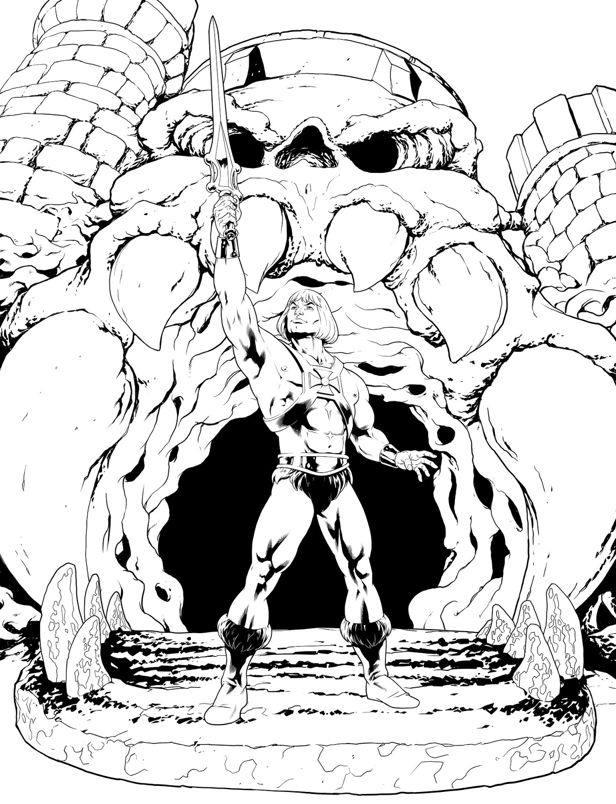 1226x1600 He Man Drawings Human Drawings