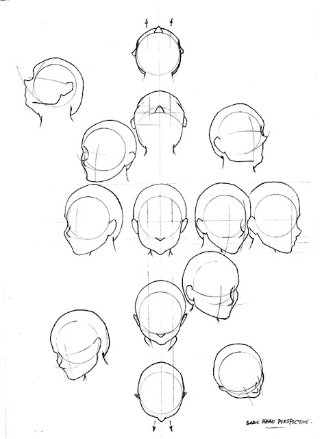 470x640 Learn To Draw Human Head