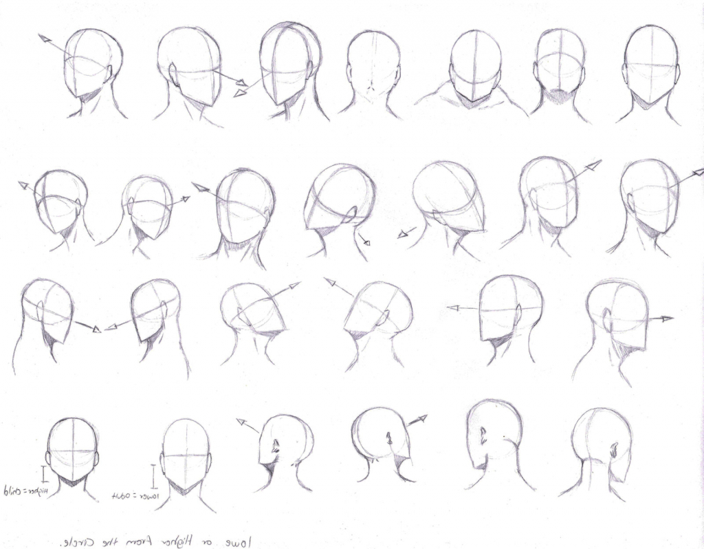 Head Angles Drawing at GetDrawings | Free download