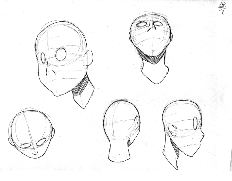 900x702 Practice Head Drawing By Sir Croco