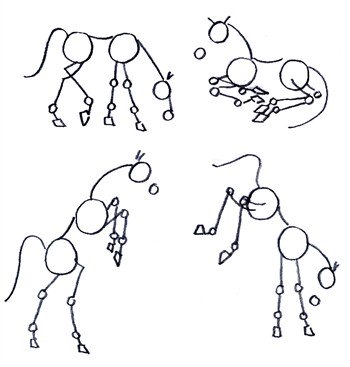 350x367 Drawing Horses In Fantastic Action