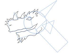 300x234 Dragon Head Drawing Lesson