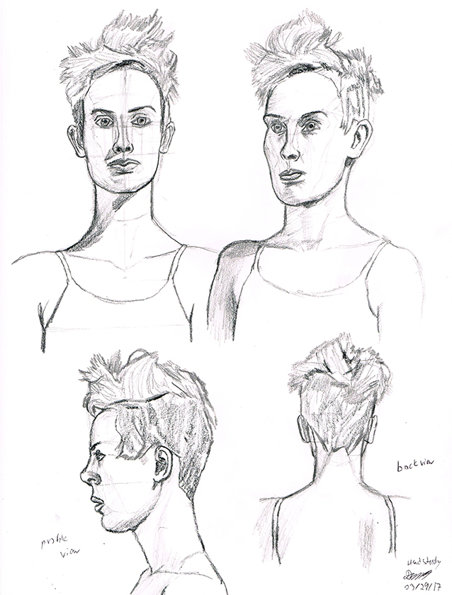 638x840 Draw This Head Poses Study By Dyanbermeo