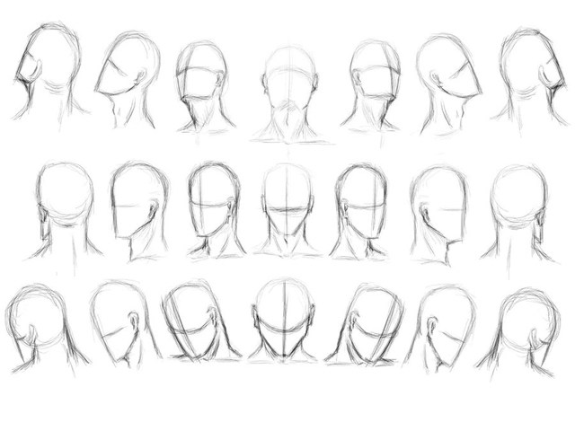 Head Tilted Back Drawing at GetDrawings | Free download