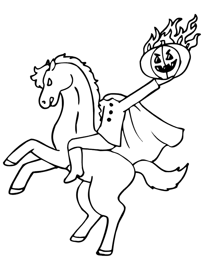 660x854 Headless Horseman Coloring Page Az Coloring Pages Coloring Pages