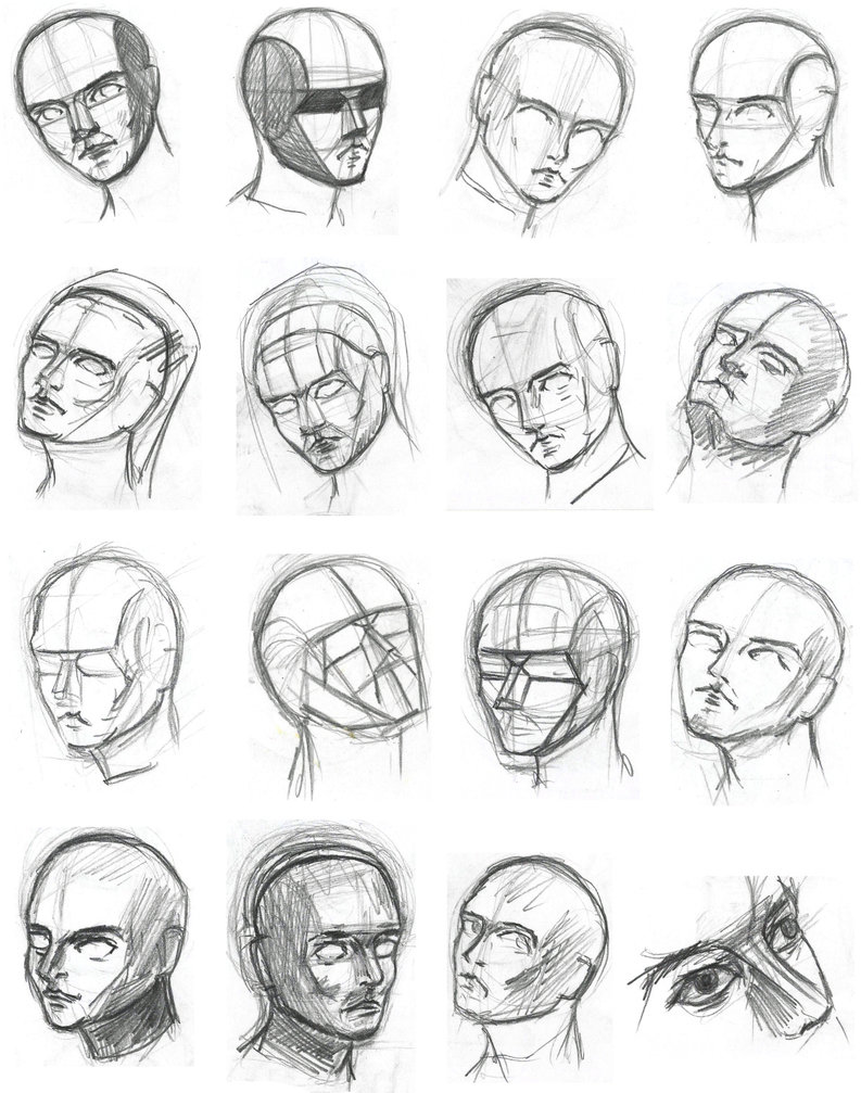 793x1007 Drawing Heads By Tulvit