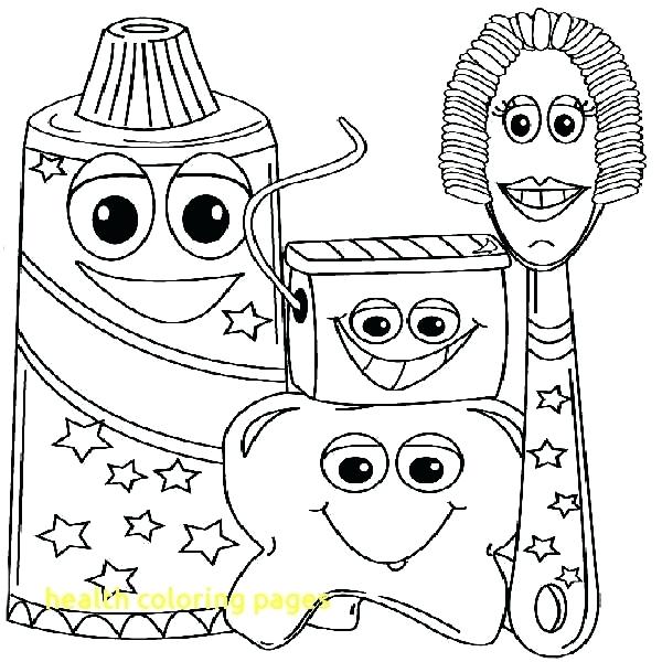 600x600 Healthy Coloring Pages Download Large Image Healthy Body Coloring