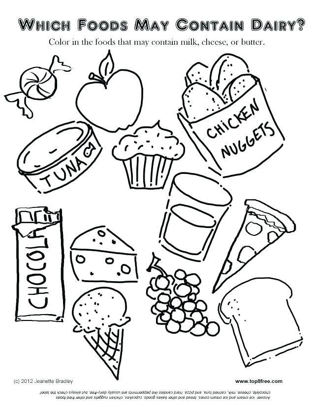640x828 Coloring Pages Of Healthy Foods Coloring Pages Of Healthy Foods