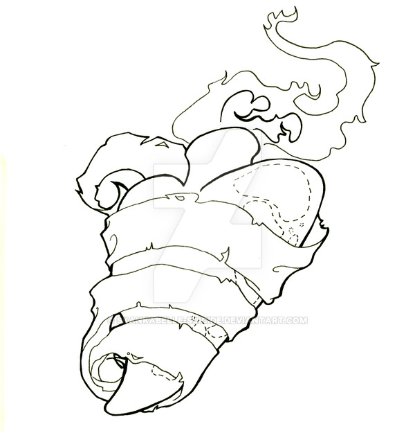 600x625 Sacred Heart + Banner By Skankabelle Suicide