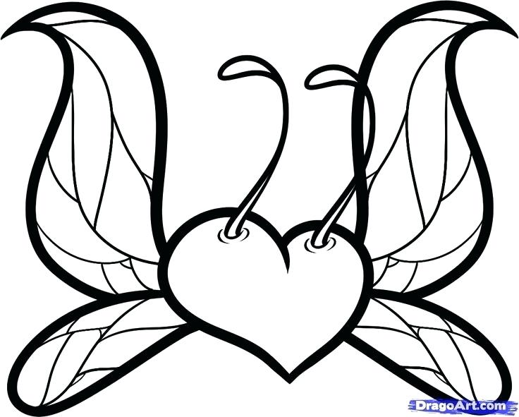 736x591 Pretty Heart Drawings Simple Heart Drawing Media