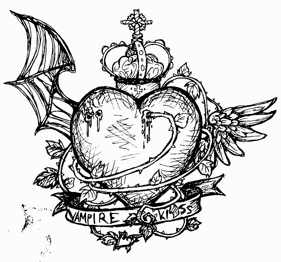 924x861 Vampire Heart By Raevynewings