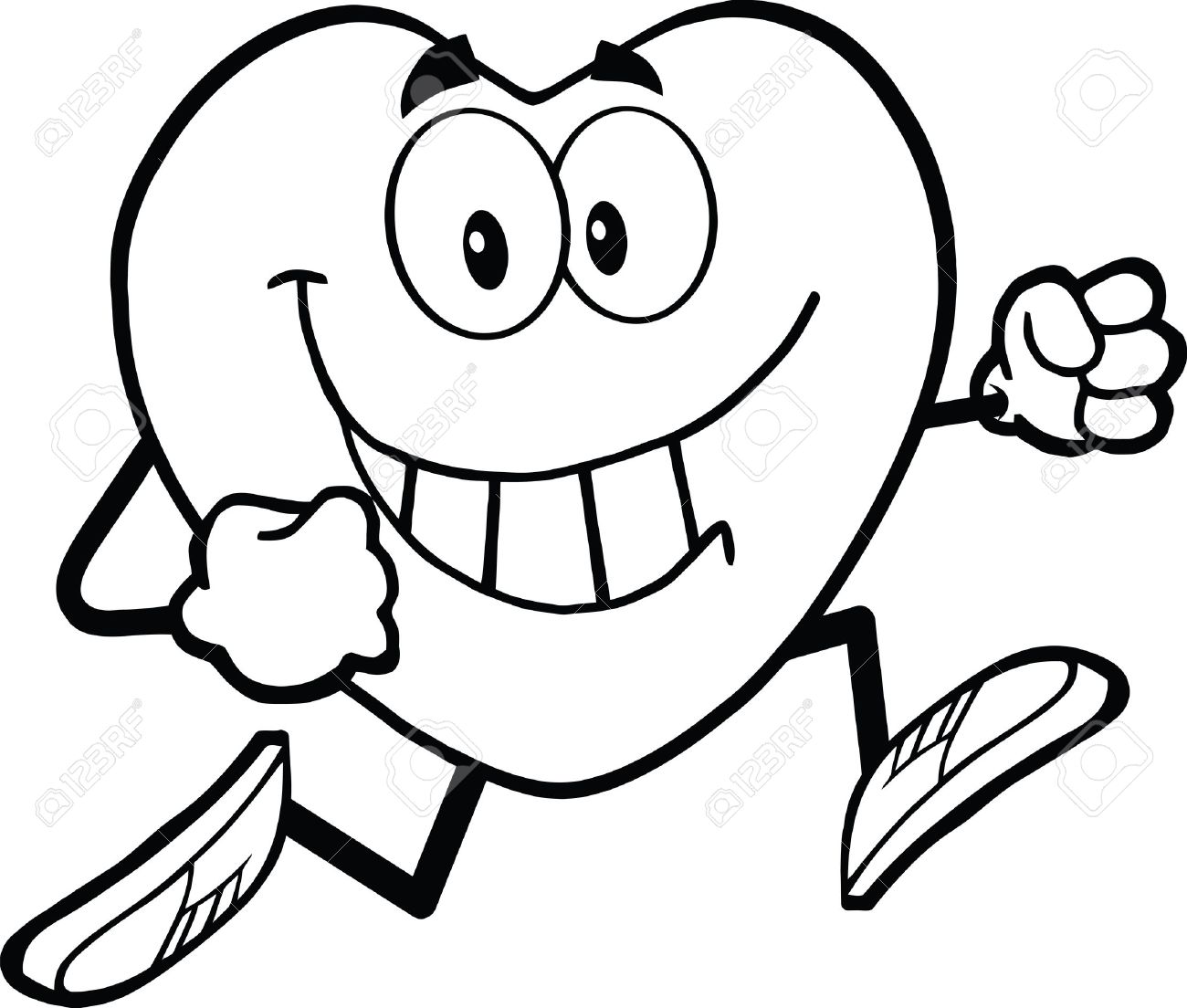 Heart Cartoon Drawing at GetDrawings | Free download