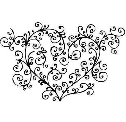424x411 Heart Tattoo Designs
