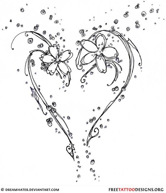 561x655 Heart Tattoo Designs For Girls 55 Heart Tattoos Love
