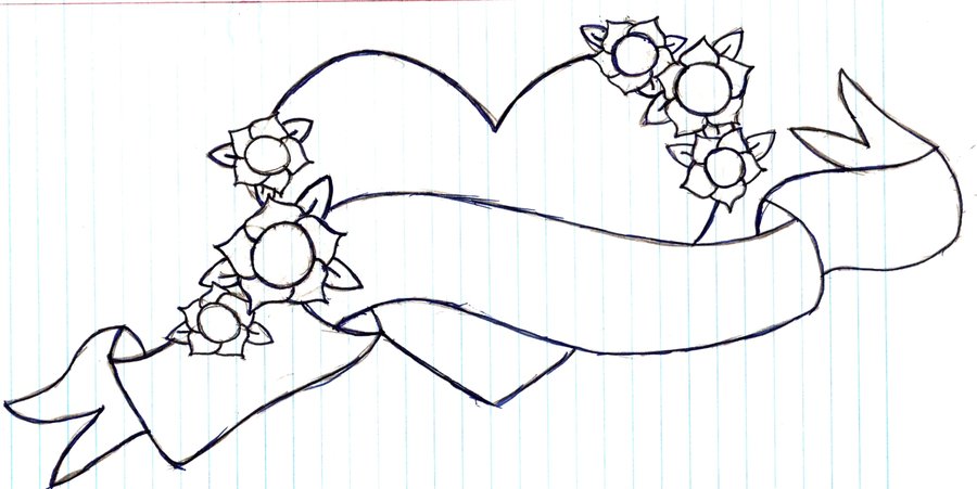 900x451 Heart To Draw