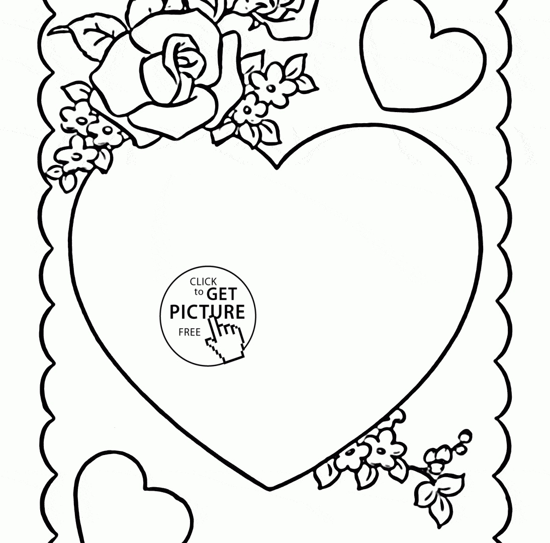 1094x1080 Hearts Coloring Pages Us Flag Free Flowers And Printable Adult