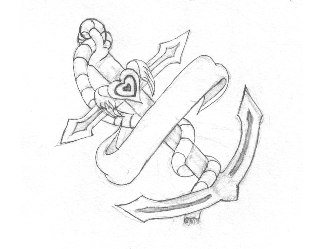 1280x960 Collection Of Octopus And Heart Tattoo Sketch