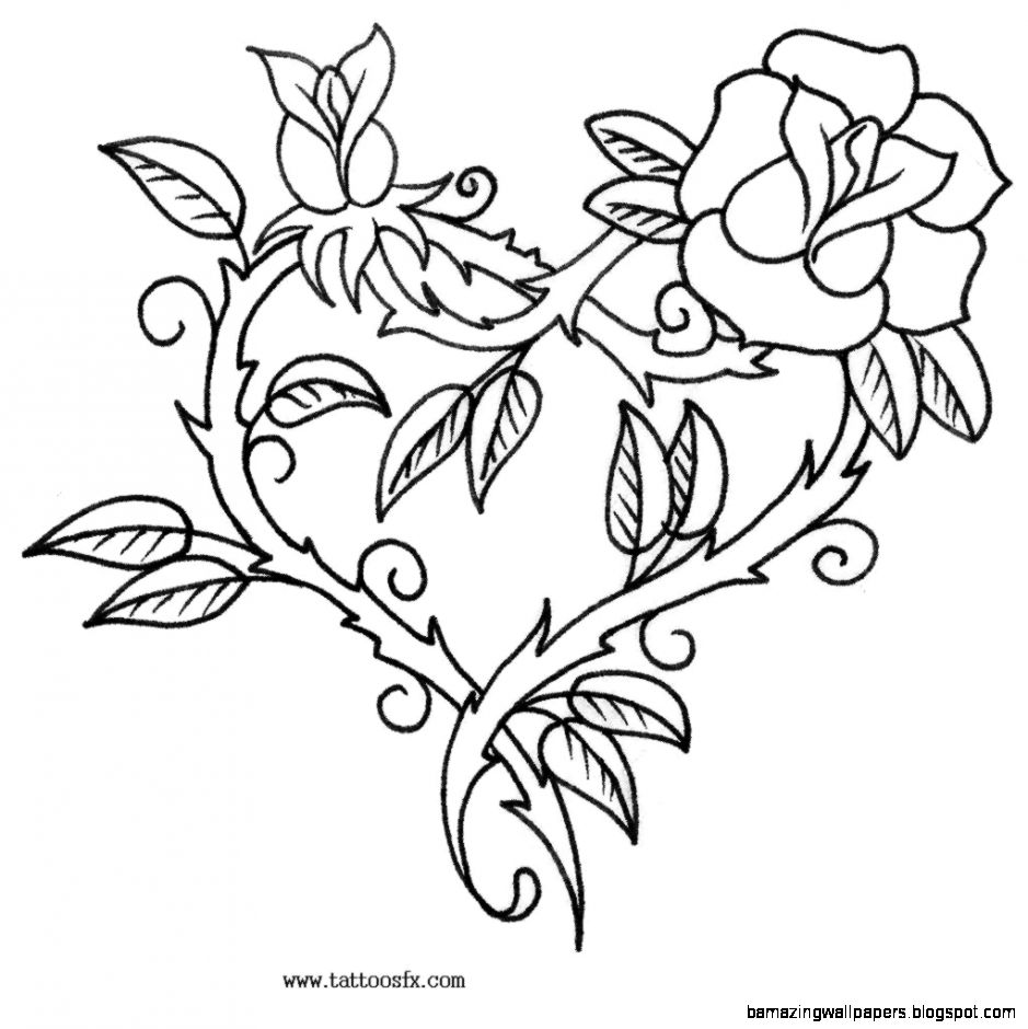 939x940 Cute Heart Drawings In Pencil Amazing Wallpapers