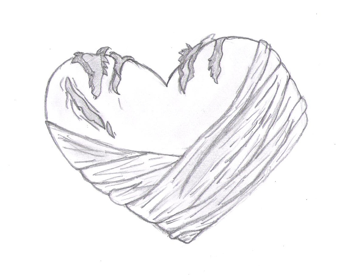 1120x912 Drawn Hearts Bleeding Heart