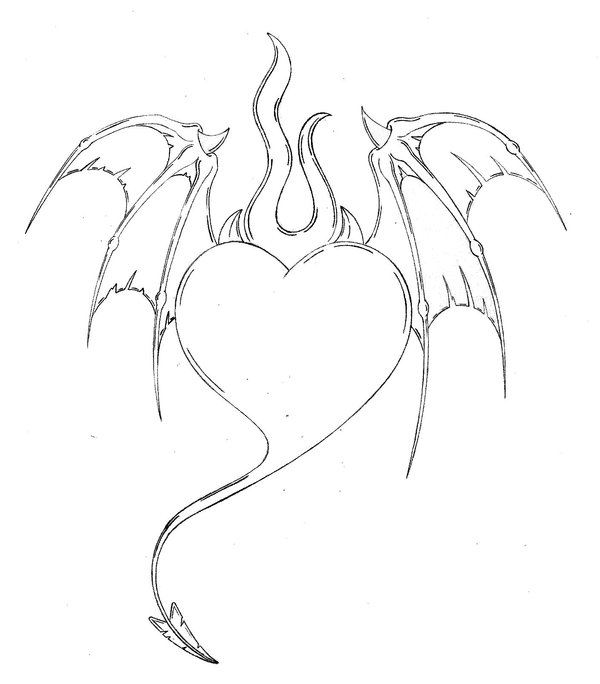 600x684 Devil Heart By Spyke420