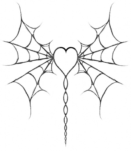 450x515 Heart Tattoo Designs Flash