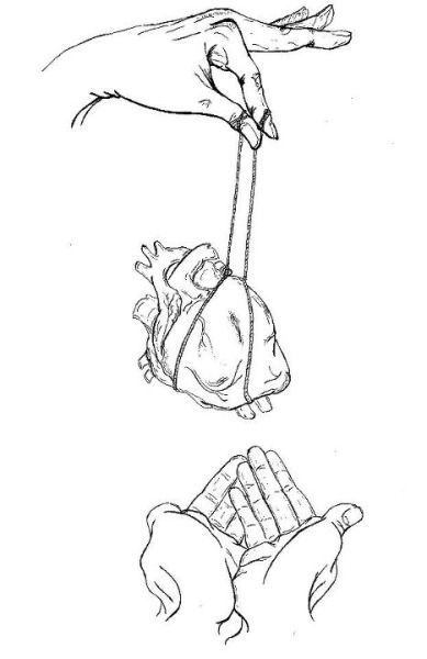 389x600 Pulls On The Heart Strings Art Colored Pencil