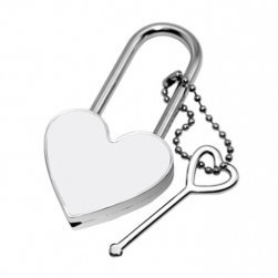 251x251 Blank Sublimation Metal Heart Lock With Key Amazon.co.uk Diy Amp Tools