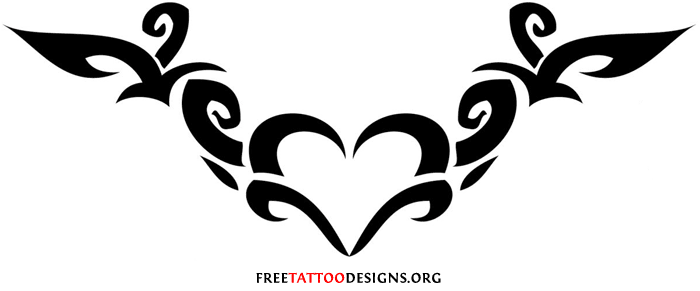 700x291 55 Heart Tattoos Love And Sacred Heart Tattoo Designs