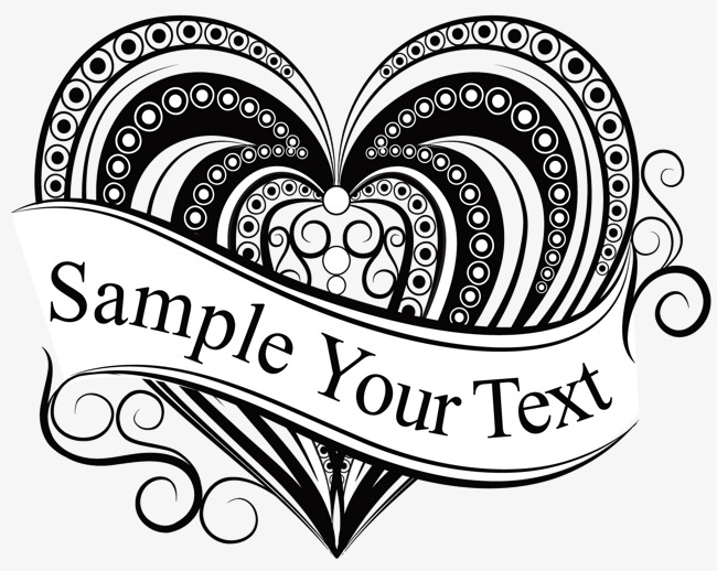 650x518 English Heart, Vector Diagram, Heart Shaped, Black Heart Png