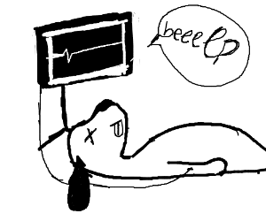 300x250 Snoopy's Heart Monitor (Drawing By Blarkey)