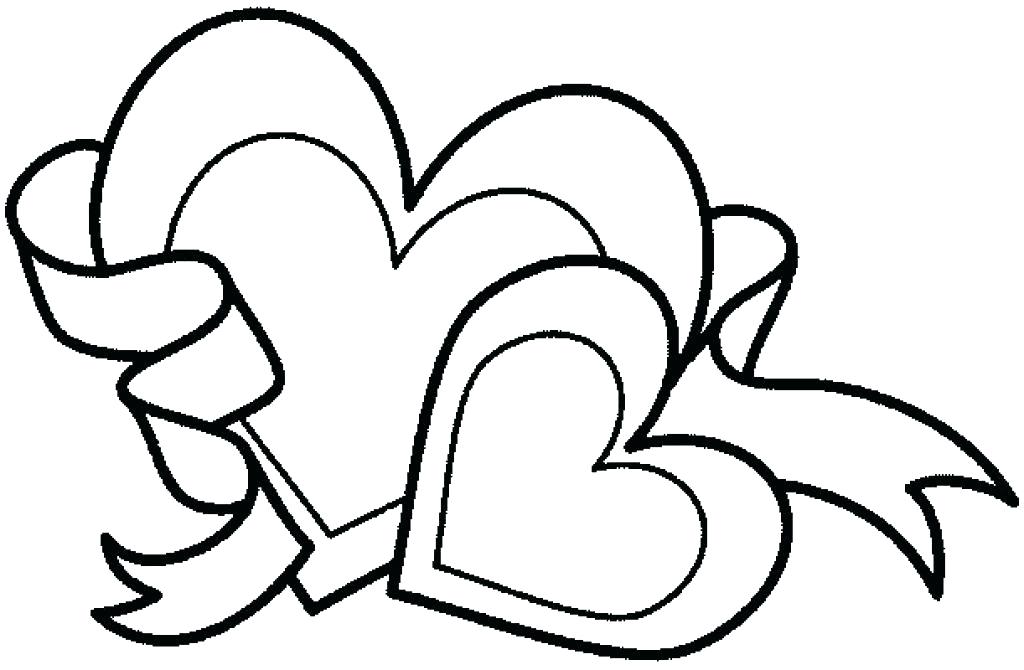 1024x670 Heart And Roses Coloring Pages Coloring Pages Of Hearts Pin Drawn