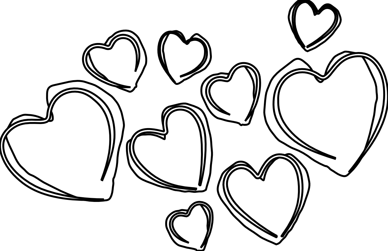 Heart Outline Drawing