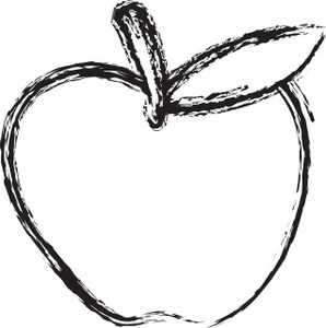 298x300 Heart Outline Clipart Black And White For Teachers