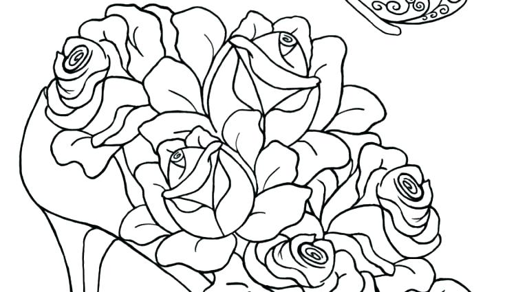 750x425 Unique Coloring Pages Of Roses And Hearts Crayola Photo Amazing