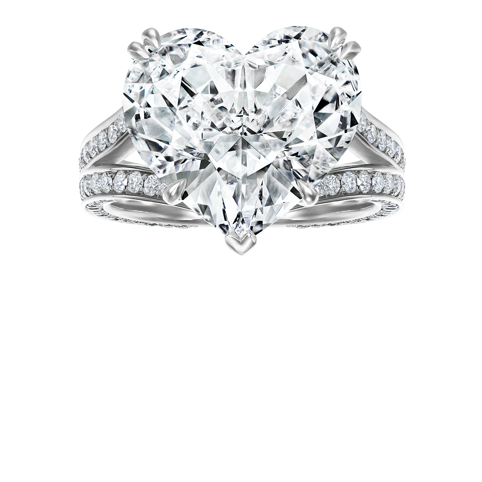 1600x1600 Heart Shaped Diamond Ring