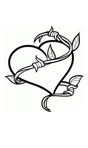 307x512 Cool Drawing Designs Step By Step Cool Heart Designs To Draw