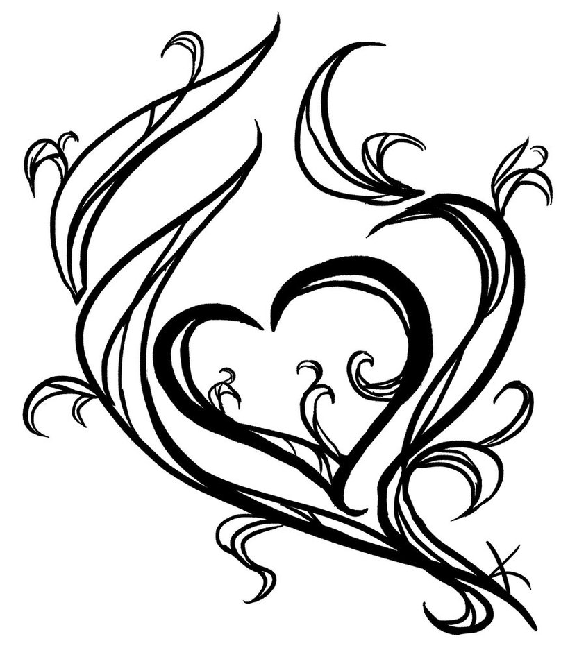 844x947 Heart Tattoos Designs Heart Tattoos Designs Heart
