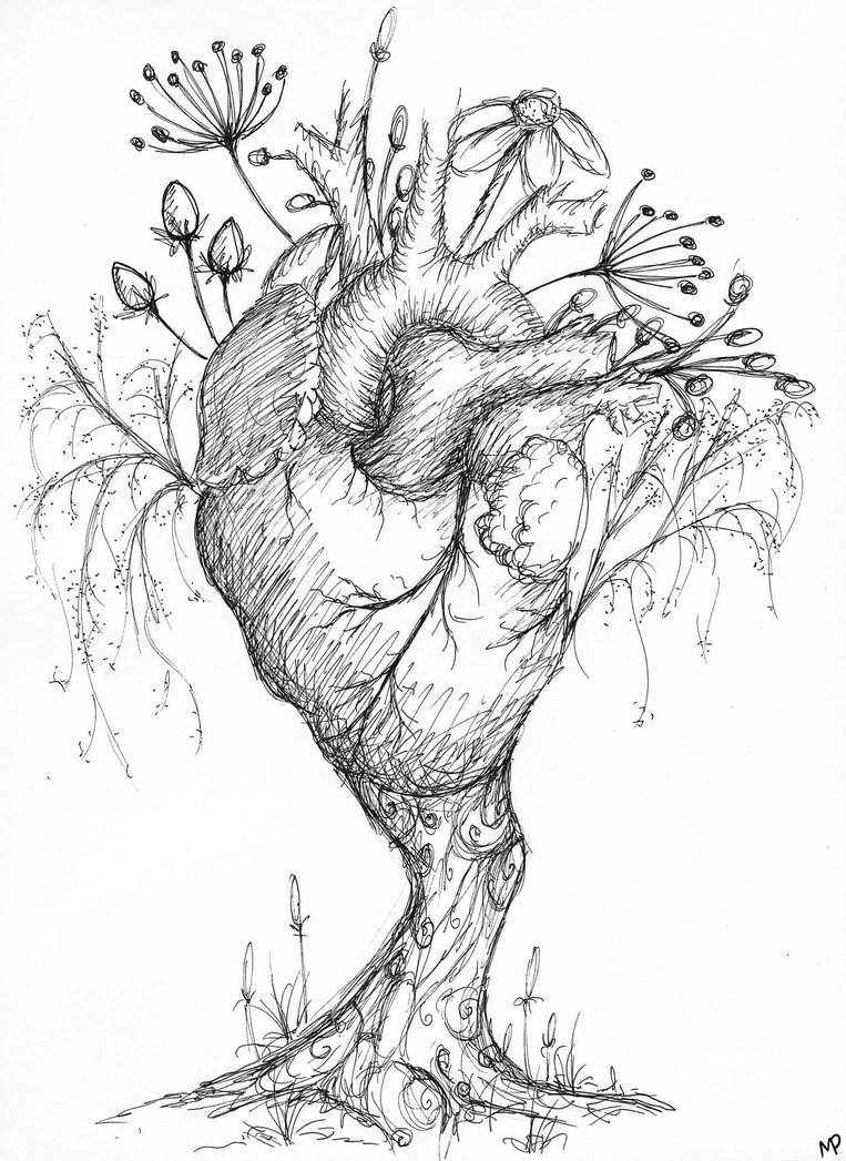 763x1047 Heart Tree By Emy Does Art