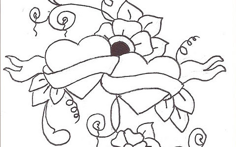 480x300 Banner Heart And Snails Color Ink Tattoos Designs