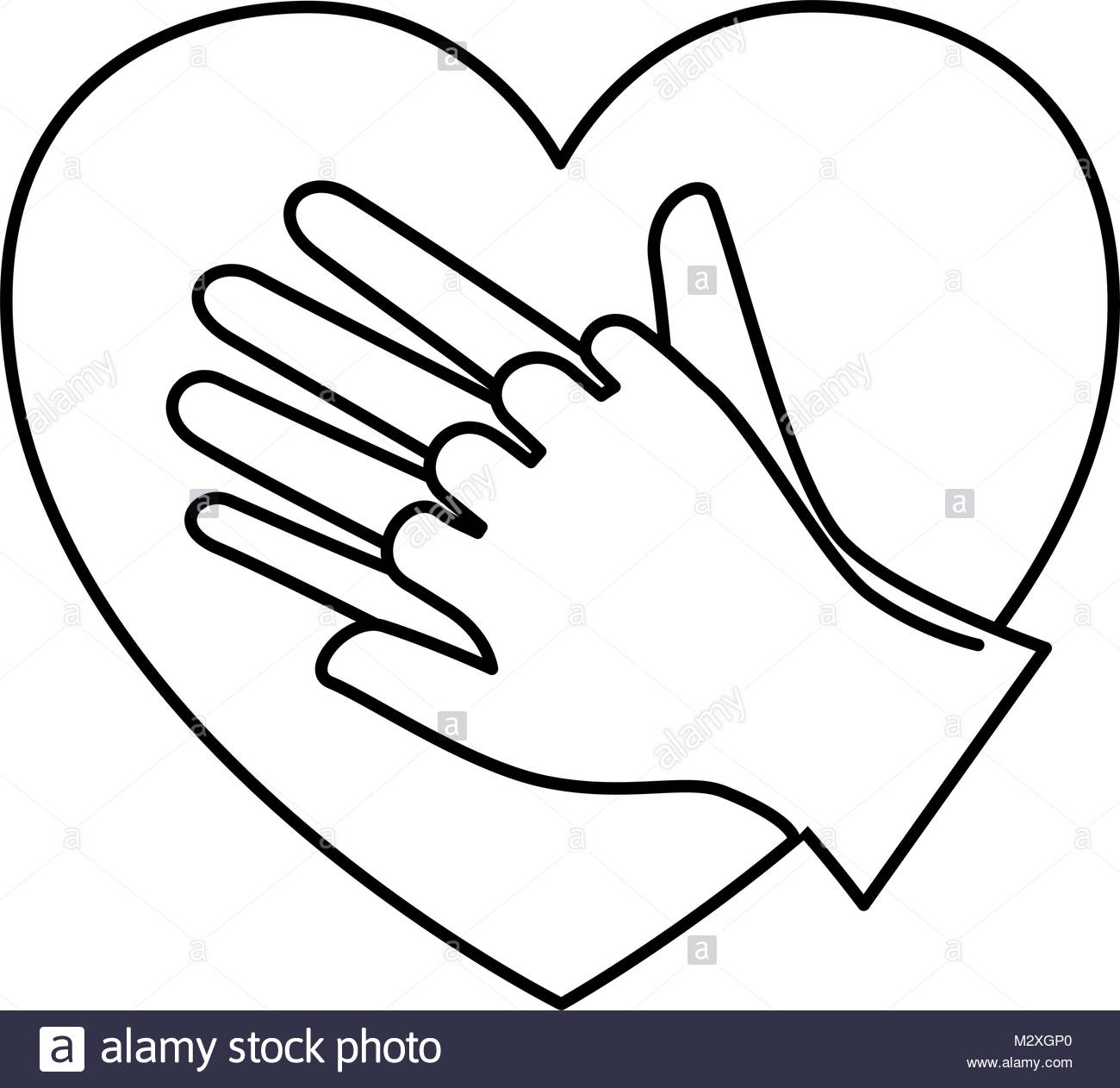 1300x1262 Heart With Hands Icon Stock Vector Art Amp Illustration, Vector