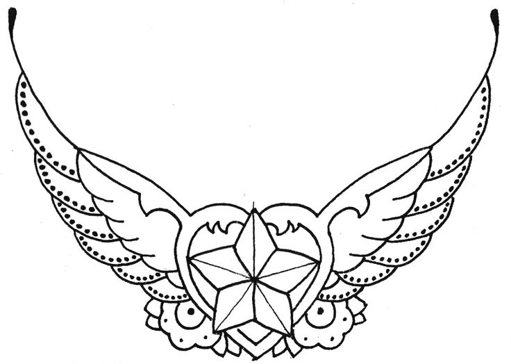 736x524 The Best Chest Tattoo Heart With Wings Ideas